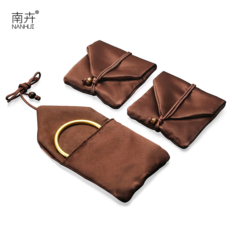 南卉古法传承黄金手镯收纳袋