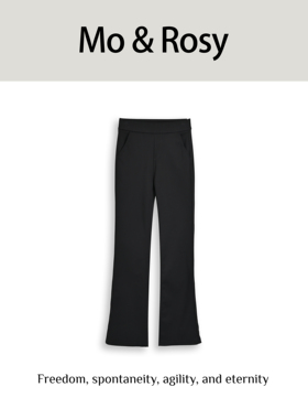 MO&ROSY 【月下棠绯】 百搭个性时尚小黑裤MR327Y039