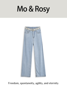 【入驻首秀】MO&ROSY【凉凉夏意】个性字母腰休闲裤MR327H071