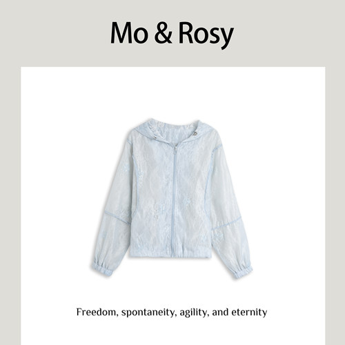 【入驻首秀】MO&ROSY【山间雾气】气质蕾丝连帽拉链外套MR327W103