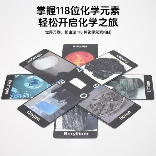 118位元素认知卡青少年化学启蒙