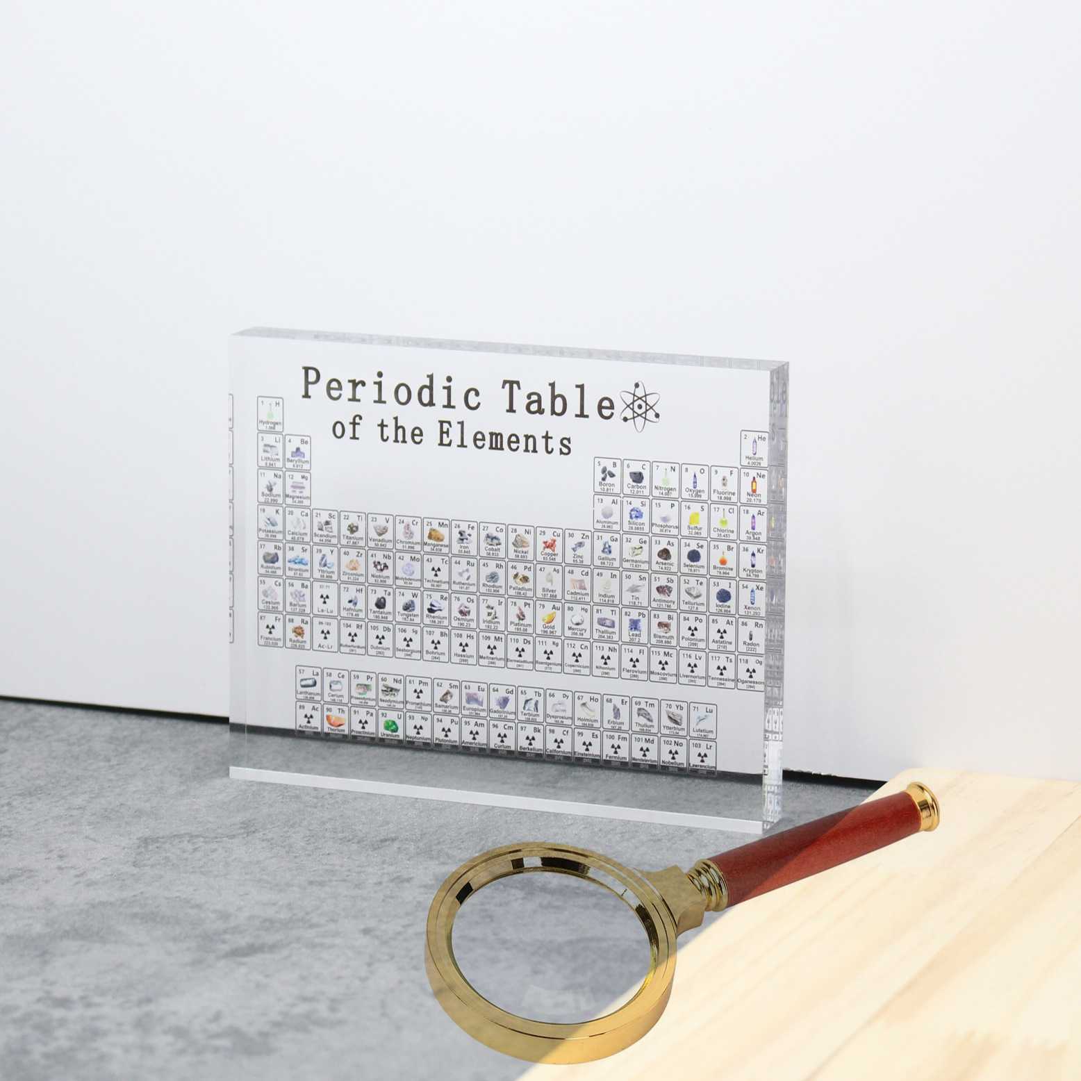化学元素周期表放大镜教具