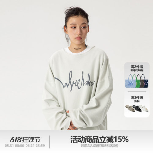 LOVEMELATER双面穿圆领卫衣