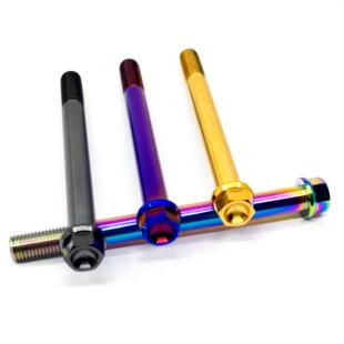 TC4钛合金螺丝 M10x1.25系列六方12法兰16两轮车HLMET 六角法兰头