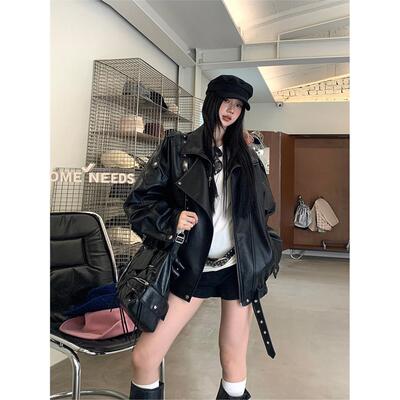 皮衣外套女2025秋季新款