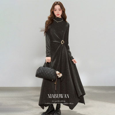 夏不晚法式复古半高领针