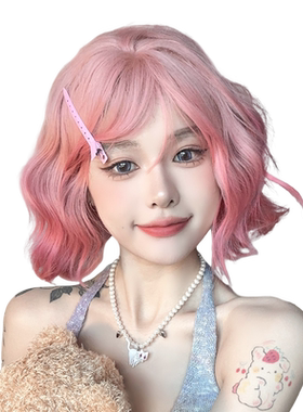 高温丝甜美COS齐刘海自然