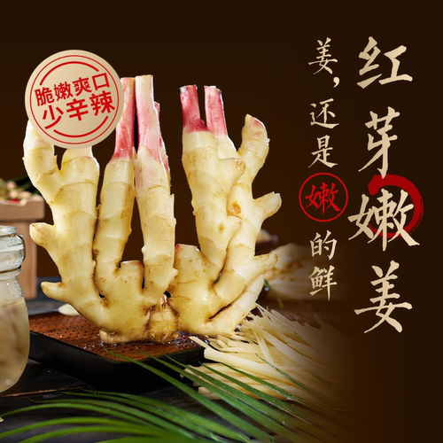 东方甄选红芽嫩姜鲜嫩爽脆
