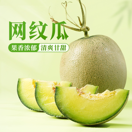 东方甄选网纹瓜蜜瓜甜瓜