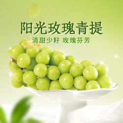 东方甄选阳光玫瑰青提当季新鲜水果农产品清甜少籽葡萄提子