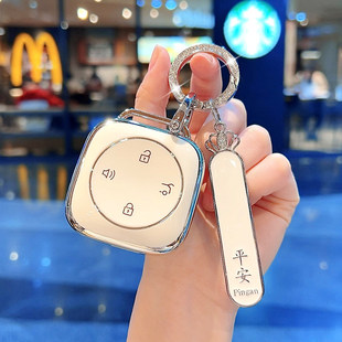 适用新沃尔沃ES90车钥匙套25-26款沃尔沃XC70保护壳高档时尚包扣