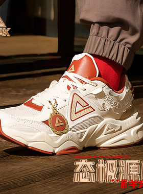 匹克态极源启休闲鞋春夏龙年配色男女增高回弹耐磨老爹鞋ET41707E