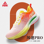 匹克态极风速1.0PRO春夏竞速跑鞋 轻质透气减震回弹耐磨防滑运动鞋