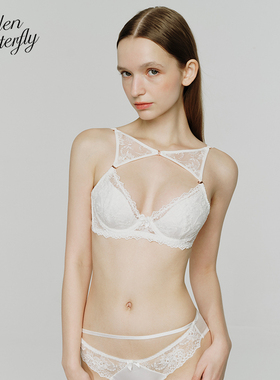Hidden Butterfly法式宫廷风可拆卸刺绣文胸套装 HB内衣 茉莉情书