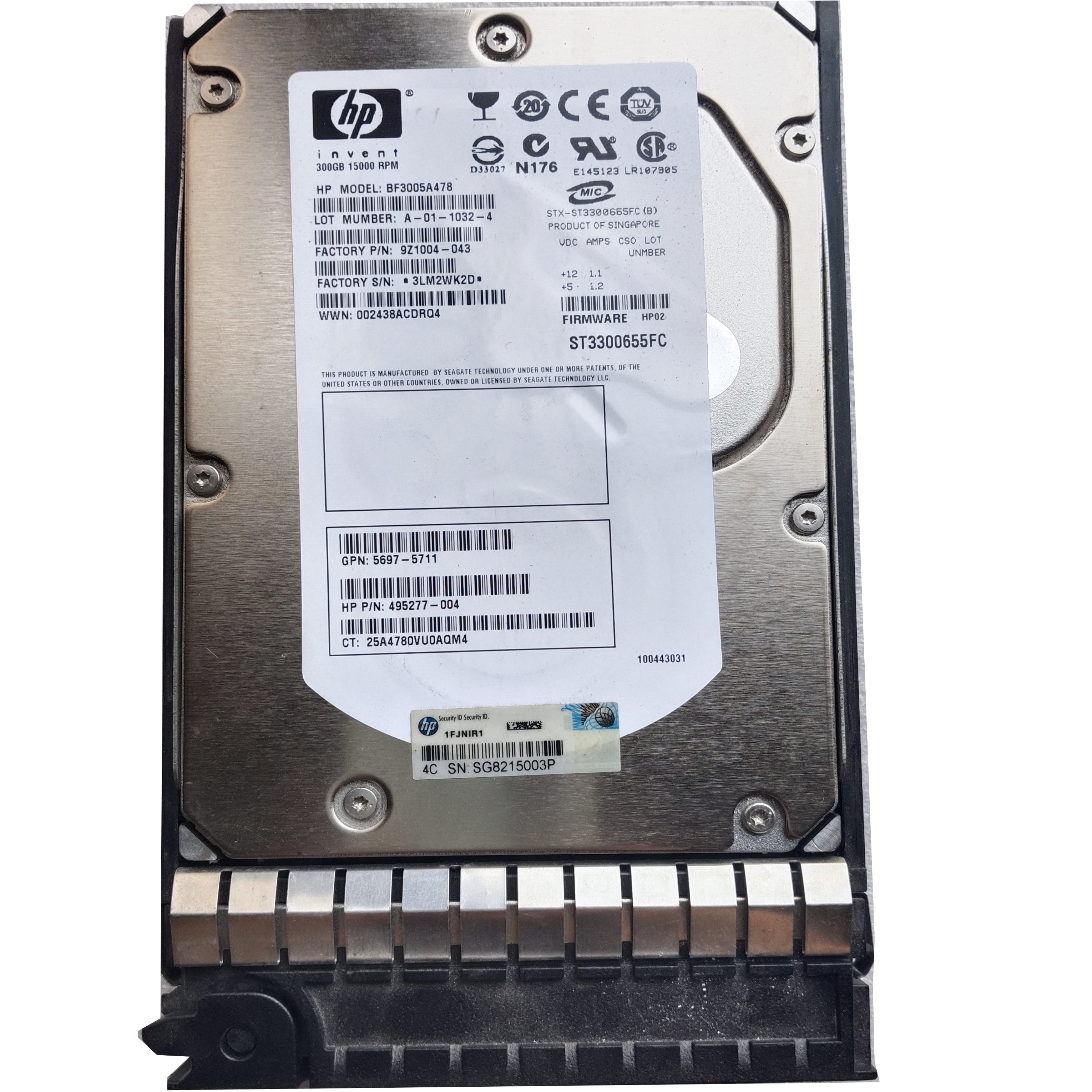 HPEVA4400454411-001300G15K