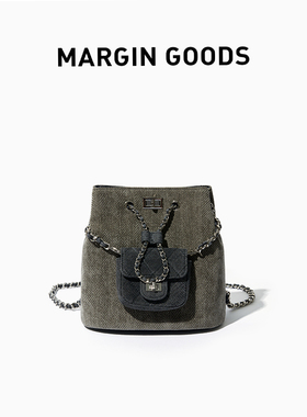 Margin Goods· Lock Bag格纹链条女单肩百搭双肩包