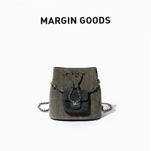 Margin Goods· Lock Bag格纹链条女单肩百搭双肩包