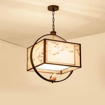 新中式吊灯餐厅中国风简约创意饭厅吧台过道走廊玄关书房卧室灯具