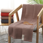 日系纯棉蜂窝诧寂浴巾毛巾套装 男女家用舒适透气吸水裹巾纯棉柔软