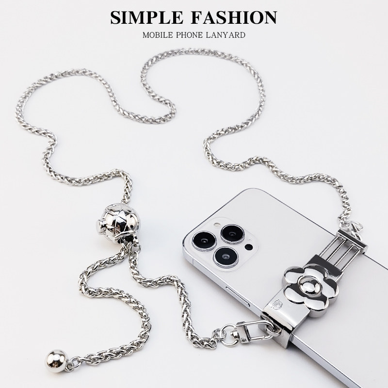 手机挂绳斜挎链条挂脖金属手机夹金属链条长挂绳手机壳挂绳防丢背,3C数码配件,手机挂件/手机链,淘宝优惠券,粉丝福利购,淘宝优惠卷