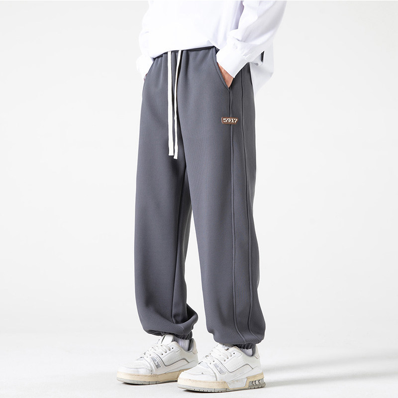 wassupdeion美式春秋季休闲裤男2024新款潮牌束脚运动裤时尚卫裤,男装,卫裤,淘宝优惠券,粉丝福利购,淘宝优惠卷