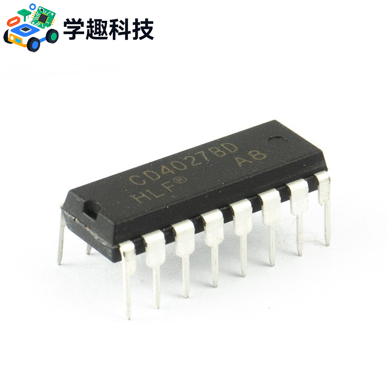 直插CD4027BE逻辑触发器