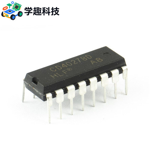 直插CD4027BE逻辑触发器