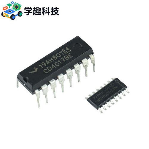 CD4017十进制计数器集成电路IC