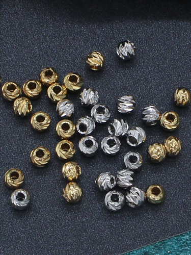 Аксессуар ручной работы, бусы, бусины, 14 карат