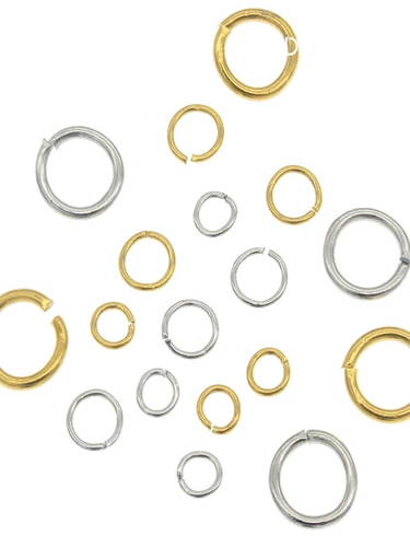 Ювелирные изделия Dongxia, открытое кольцо из полированной титановой стали, съемное соединительное кольцо из 18-каратного золота с гальваническим покрытием в печи.