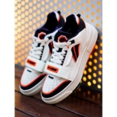 新秀Rookie 防滑耐磨 低帮复古篮球鞋 LiNing李宁 女款 荧光焰橙