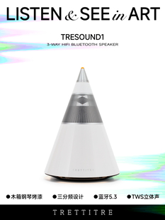 TRETTITRE TreSound1三分频HiFi蓝牙家用低音炮TTT音响2025新款