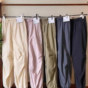 機(jī)能工裝 試衣間夏季 速干直筒防曬傘兵褲 褲 寬松休閑長褲 女464888