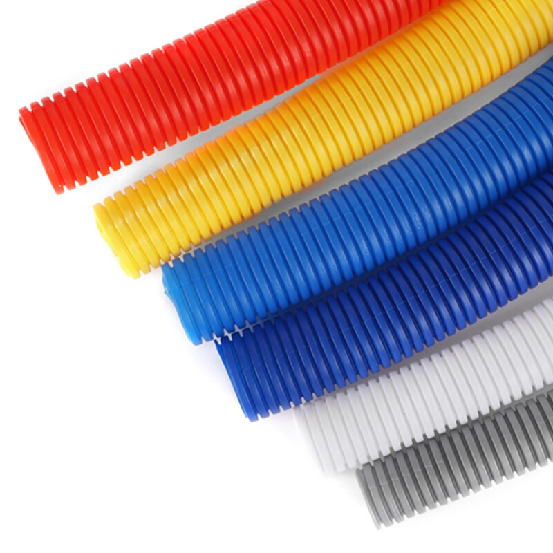 新品新销阻燃塑料波纹管聚丙烯防火保护塑料管R穿线软管电线套管