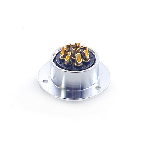 BERM/贝尔美BEM30-8Y(8芯)圆形法兰盘航空插连接器插头插座30mm