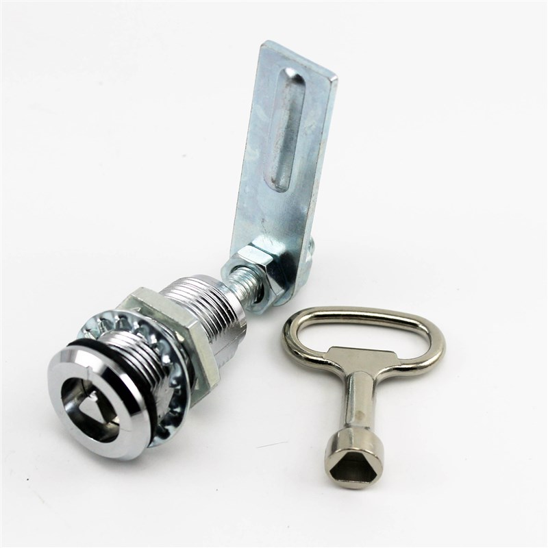 压缩式三角锁 电柜门锁 C2340 井盖锁   压缩式柜门锁 灯杆锁