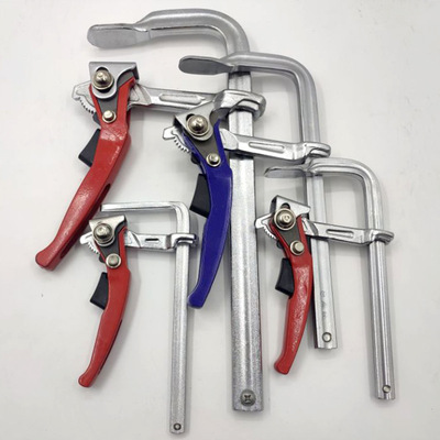 锻造重型棘轮F夹木工固定快速F型夹具模具工装夹头夹紧器大力夹钳