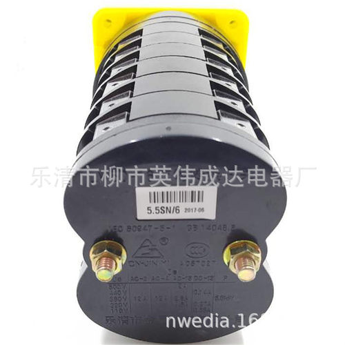 转换开关 LW5D-16 5.5SN/6 铣床用 组合开关 银触点 6节