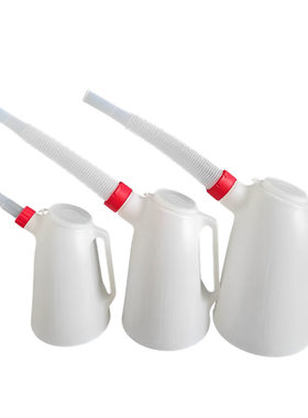IMPA617745船用1.2L2L3L4L5L长嘴带刻度白色塑料加油壶机油壶