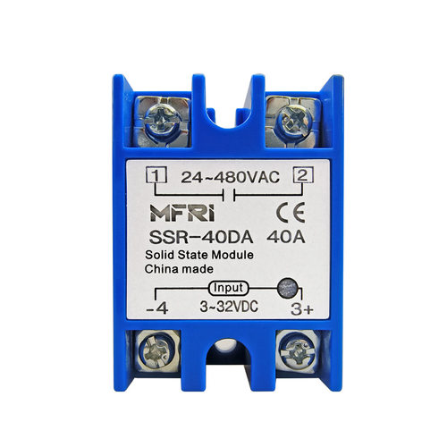 单相固态继电器SSR-10DA25DA40DA60DA80DA100DA 直流控制交流AA-H