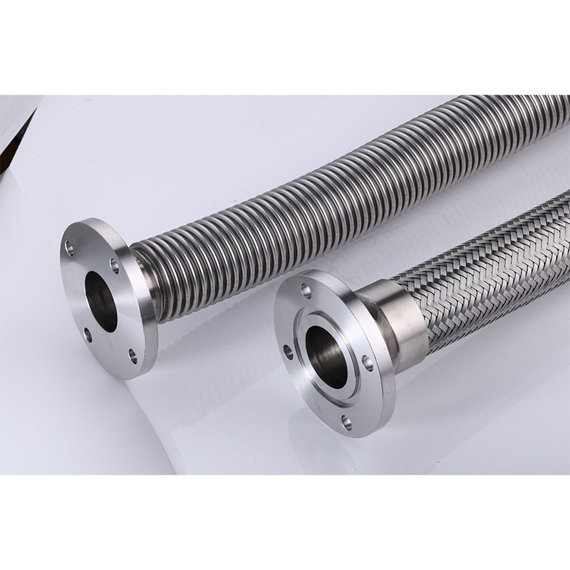 供应JIS真空法兰软管 304/316L不锈钢真空软管 通径20-50波纹管