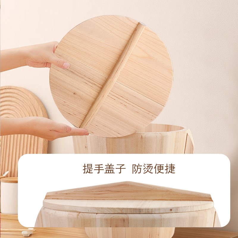 蒸桶蒸饭木桶饭蒸饭桶米饭甑子蒸笼家用商用蒸木正子饭木饭桶厂家