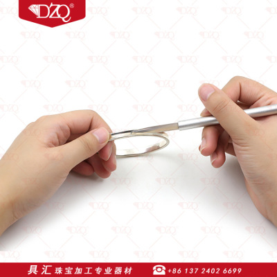 铝柄圆锥形抛光玛瑙刀刮光刀金银铜首饰饰品抛光刀打磨玛瑙马