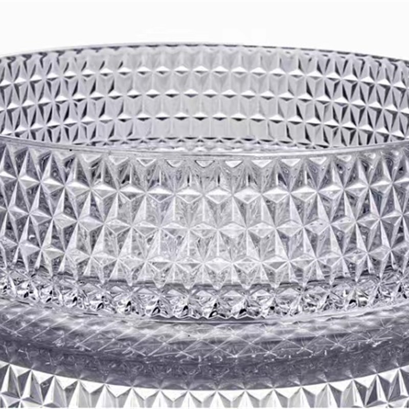 意大利 水晶玻璃洗手盆 圆柱压铸盆 高奢 透明洗手盆 现代风格