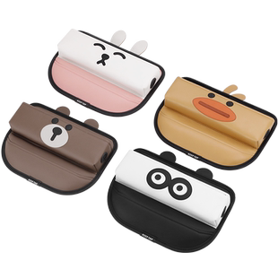 汽车座椅缝隙收纳盒可爱车载扶手箱置物架女士整理盒夹缝防漏塞条