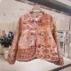 粉色外套时髦72128欧货 国风刺绣盘扣上衣女长袖 2026春新款 新中式