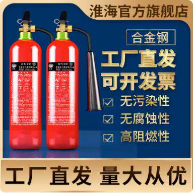 淮海二氧化碳灭火器3kg2kg5kg7kgMT/2灭火器机房商用灭火器厂家