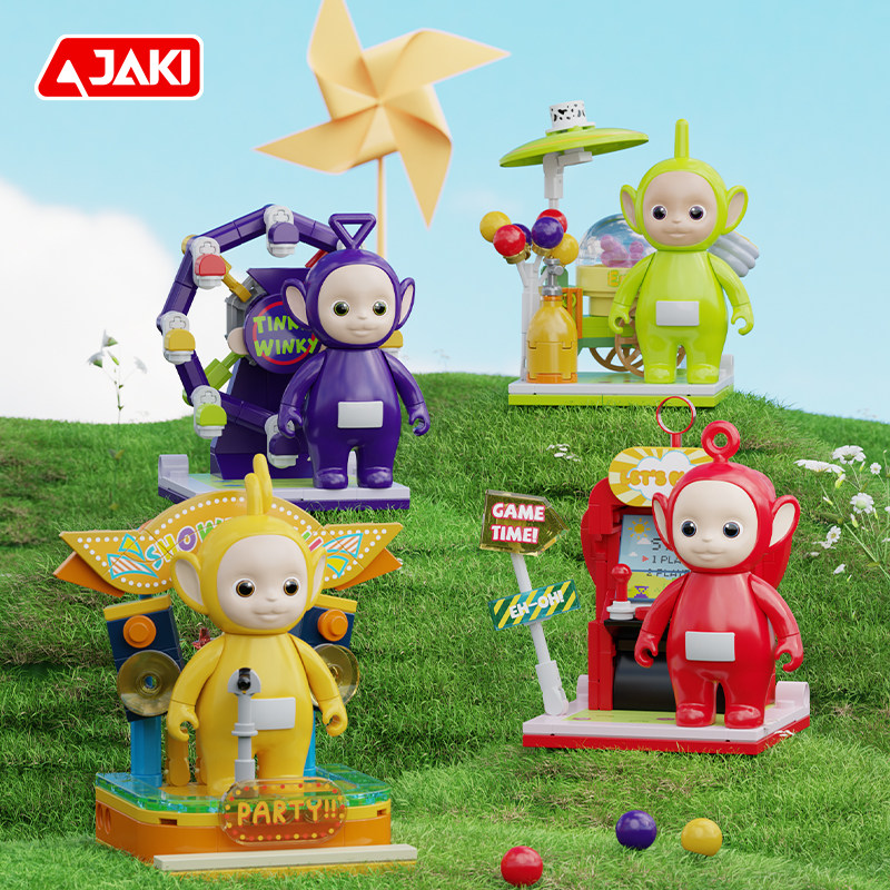 JAKI佳奇积木天线宝宝波波游乐场摆件拼装女生玩具男女孩生日礼物,玩具/童车/益智/积木/模型,普通塑料积木,淘宝优惠券,粉丝福利购,淘宝优惠卷