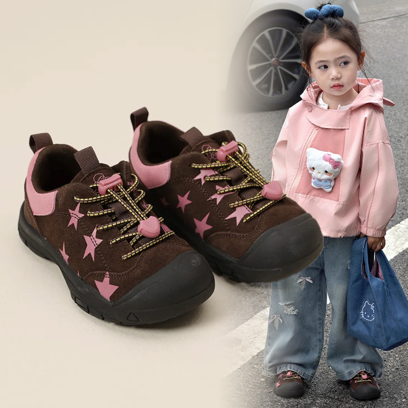 女童运动鞋户外登山鞋2025秋季新款儿童鞋子溯溪徒步鞋软底防滑