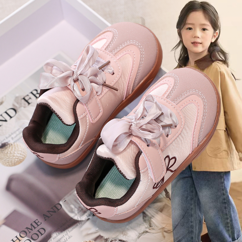 女童板鞋小童德训鞋2026新款春季蝴蝶结儿童鞋子软底防滑休闲鞋,童鞋/婴儿鞋/亲子鞋,板鞋,淘宝优惠券,粉丝福利购,淘宝优惠卷